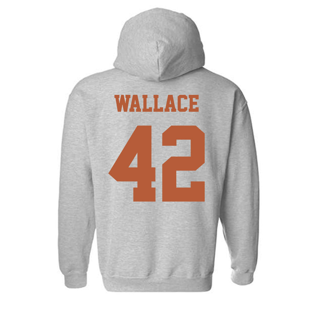 Texas - NCAA Softball : Anne Wallace - NCAA® Replica Shersey Hooded Sweatshirt-1