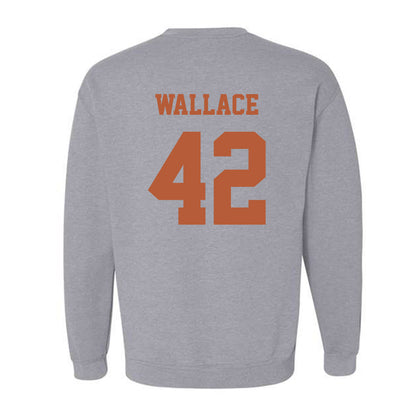Texas - NCAA Softball : Anne Wallace - NCAA® Replica Shersey Crewneck Sweatshirt-1