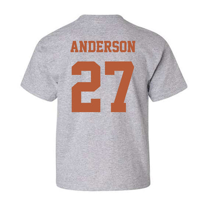 Texas - NCAA Softball : Taylor Anderson - NCAA® Replica Shersey Youth T-Shirt-1