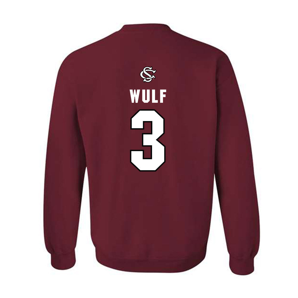 South Carolina - NCAA Softball : Hannah Wulf - NCAA® Replica Shersey Crewneck Sweatshirt-1