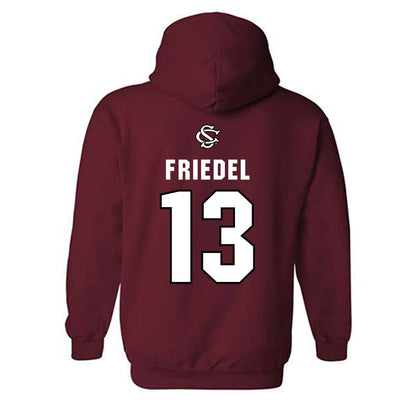 South Carolina - NCAA Softball : Emma Friedel - NCAA® Replica Shersey Hooded Sweatshirt-1