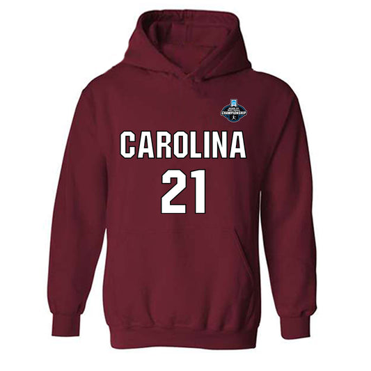 South Carolina - NCAA Softball : Irianis Garcia - NCAA® Replica Shersey Hooded Sweatshirt-0