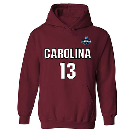 South Carolina - NCAA Softball : Emma Friedel - NCAA® Replica Shersey Hooded Sweatshirt-0