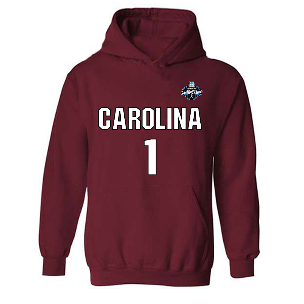South Carolina - NCAA Softball : Precious Bross - NCAA® Replica Shersey Hooded Sweatshirt-0