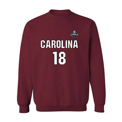 South Carolina - NCAA Softball : Kaylee Favors - NCAA® Replica Shersey Crewneck Sweatshirt-0