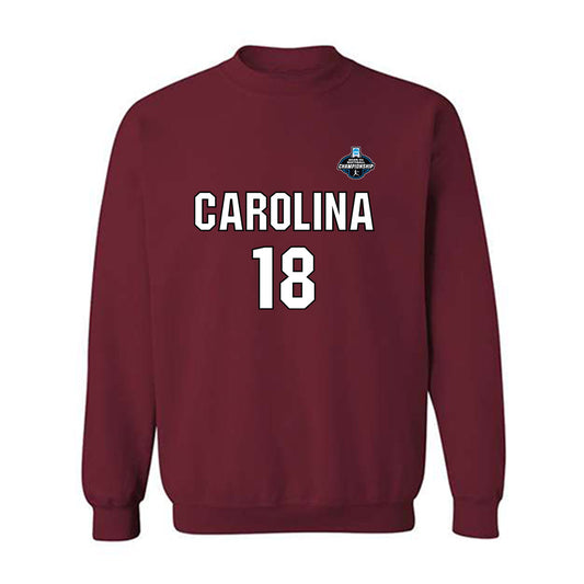 South Carolina - NCAA Softball : Kaylee Favors - NCAA® Replica Shersey Crewneck Sweatshirt-0