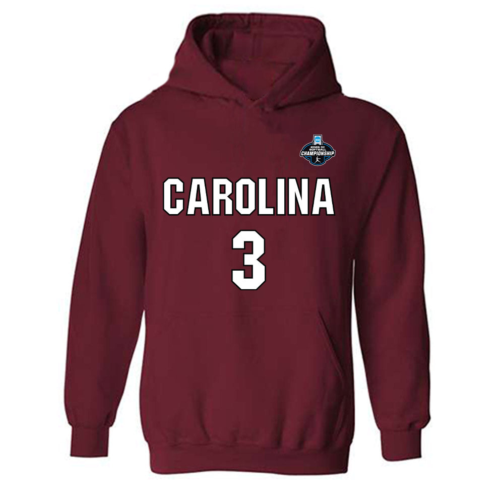 South Carolina - NCAA Softball : Hannah Wulf - NCAA® Replica Shersey Hooded Sweatshirt-0
