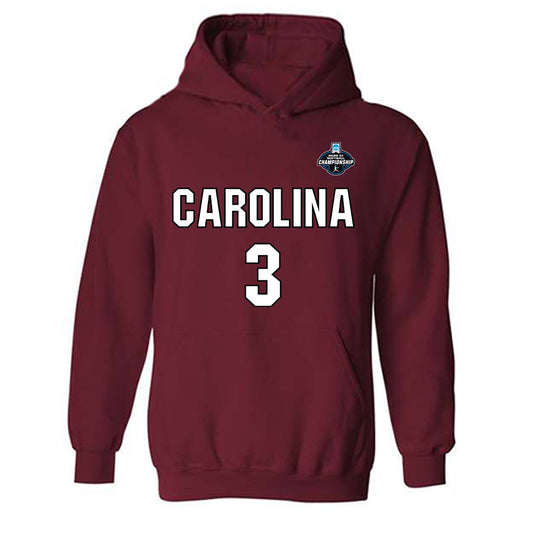 South Carolina - NCAA Softball : Hannah Wulf - NCAA® Replica Shersey Hooded Sweatshirt-0