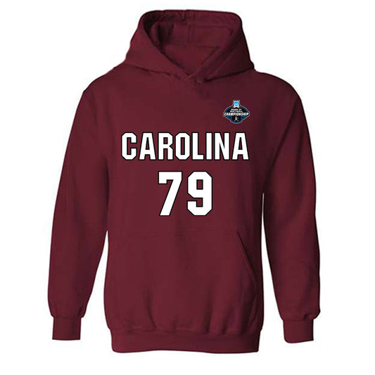 South Carolina - NCAA Softball : Boo Herber - NCAA® Replica Shersey Hooded Sweatshirt-0
