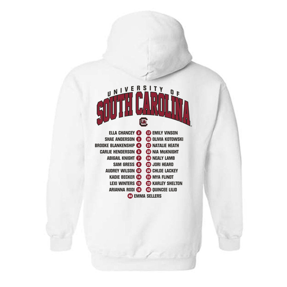 South Carolina - NCAA Softball : - Roster Hooded Sweatshirt-1