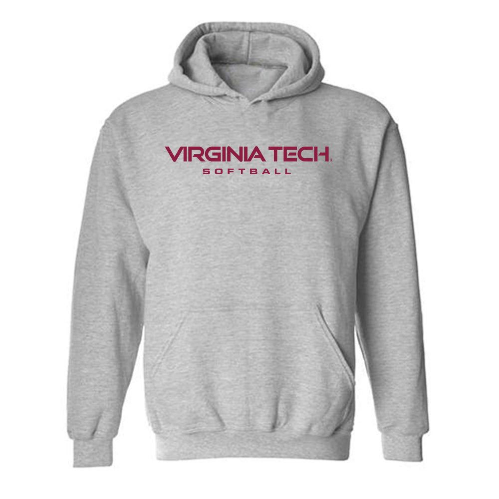 Virginia Tech - NCAA Softball : - Roster Hooded Sweatshirt-0