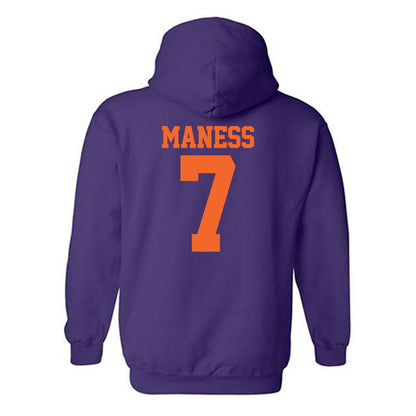 Clemson - NCAA Softball : Sierra Maness - NCAA® Replica Shersey Hooded Sweatshirt-1
