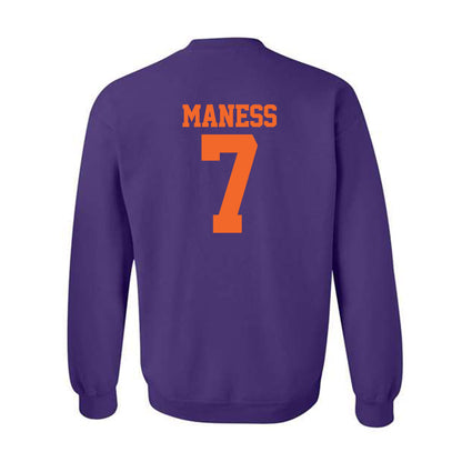 Clemson - NCAA Softball : Sierra Maness - NCAA® Replica Shersey Crewneck Sweatshirt-1
