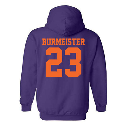 Clemson - NCAA Softball : Sophia Burmeister - NCAA® Replica Shersey Hooded Sweatshirt-1