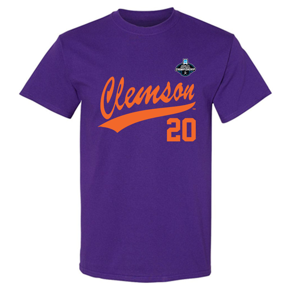 Clemson - NCAA Softball : Samantha Minish - NCAA® Replica Shersey T-Shirt-0