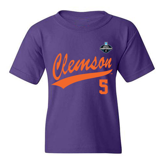 Clemson - NCAA Softball : Marian Collins - NCAA® Replica Shersey Youth T-Shirt-0