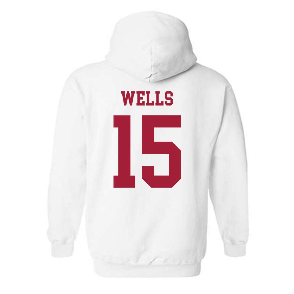 Alabama - NCAA Softball : Brooke Wells - NCAA® Replica Shersey Hooded Sweatshirt-1