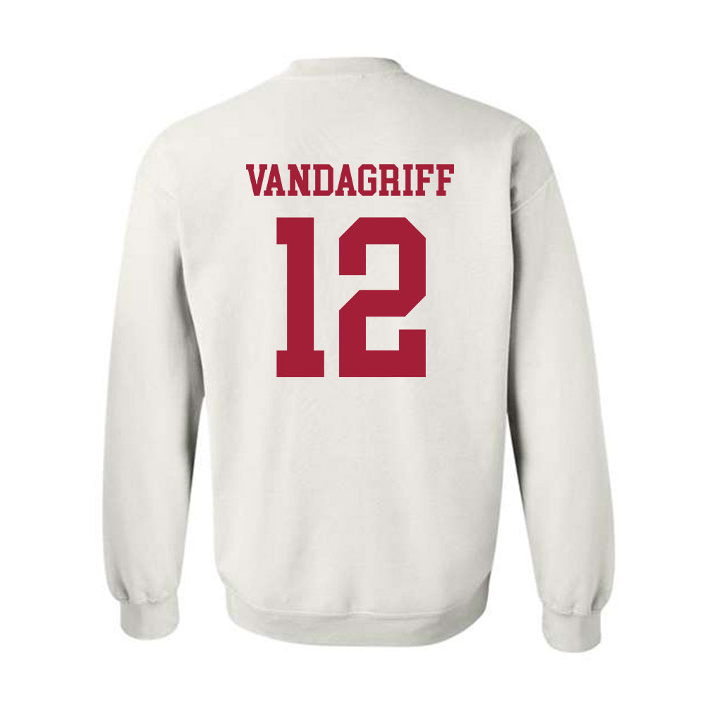 Alabama - NCAA Softball : Audrey Vandagriff - NCAA® Replica Shersey Crewneck Sweatshirt-1