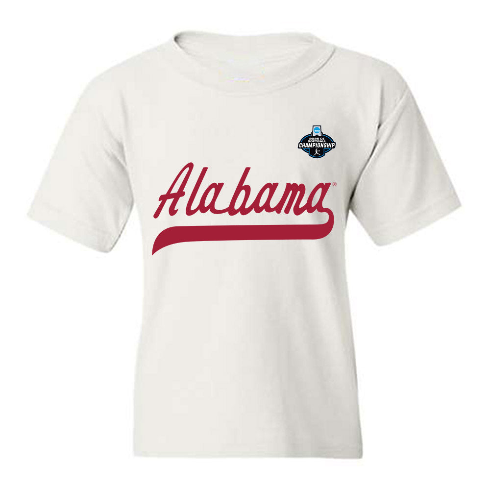 Alabama - NCAA Softball : Alea Johnson - NCAA® Replica Shersey Youth T-Shirt-0