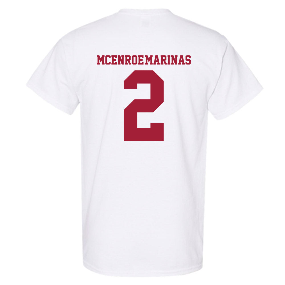 Oklahoma - NCAA Softball : Nelly McEnroe-Marinas - White NCAA® Shersey T-Shirt-1