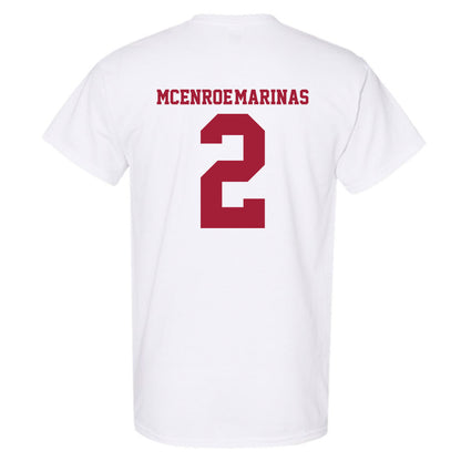 Oklahoma - NCAA Softball : Nelly McEnroe-Marinas - White NCAA® Shersey T-Shirt-1