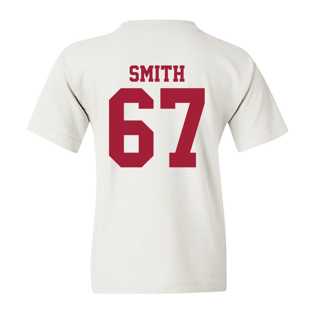 Oklahoma - NCAA Softball : Ella Smith - White NCAA® Shersey Youth T-Shirt-1