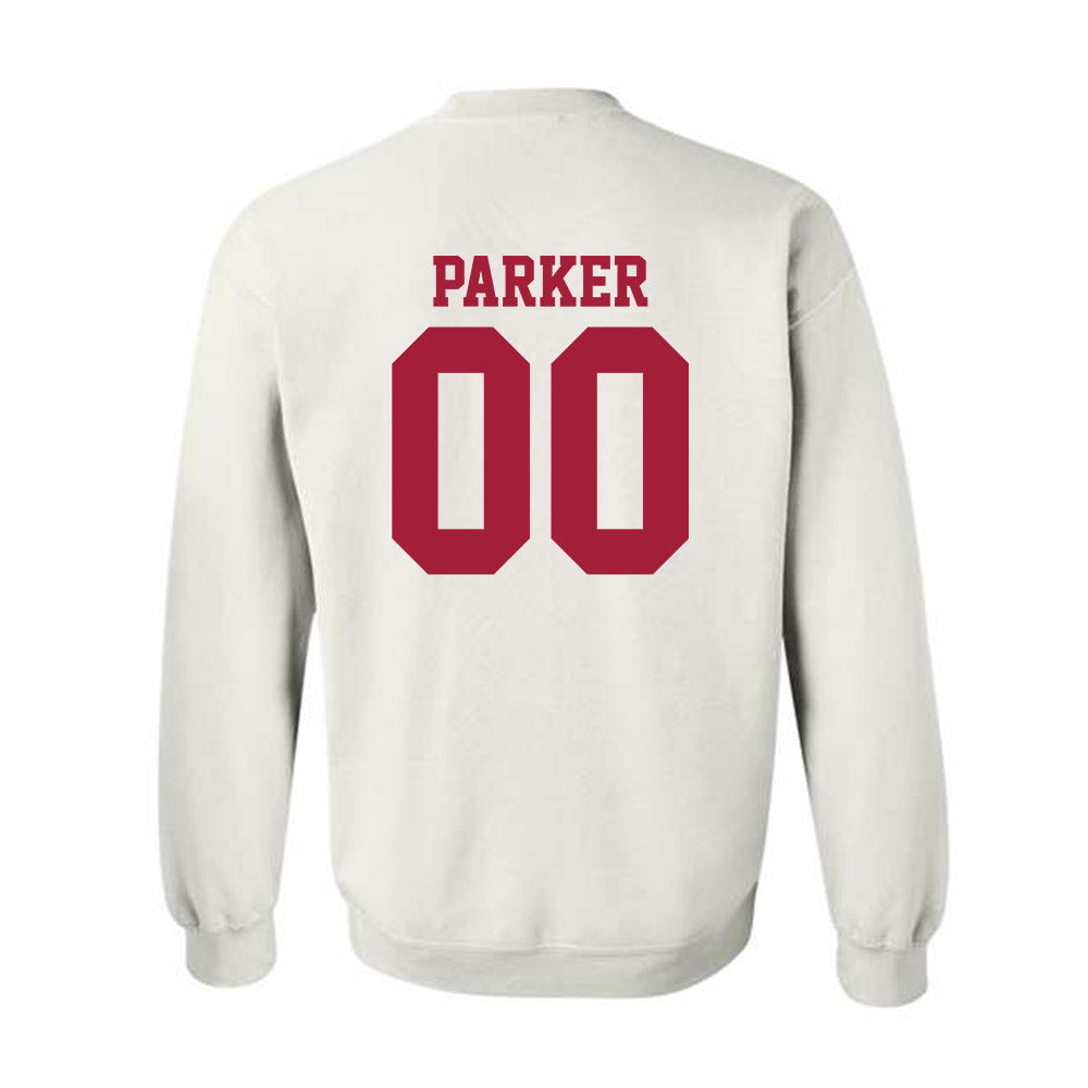 Oklahoma - NCAA Softball : Allyssa Parker - White NCAA® Shersey Crewneck Sweatshirt-1