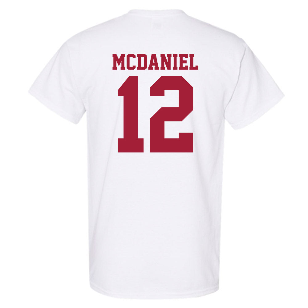 Oklahoma - NCAA Softball : Lexi McDaniel - White NCAA® Shersey T-Shirt-1