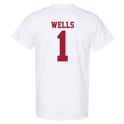 Oklahoma - NCAA Softball : Kendall Wells - White NCAA® Shersey T-Shirt-1