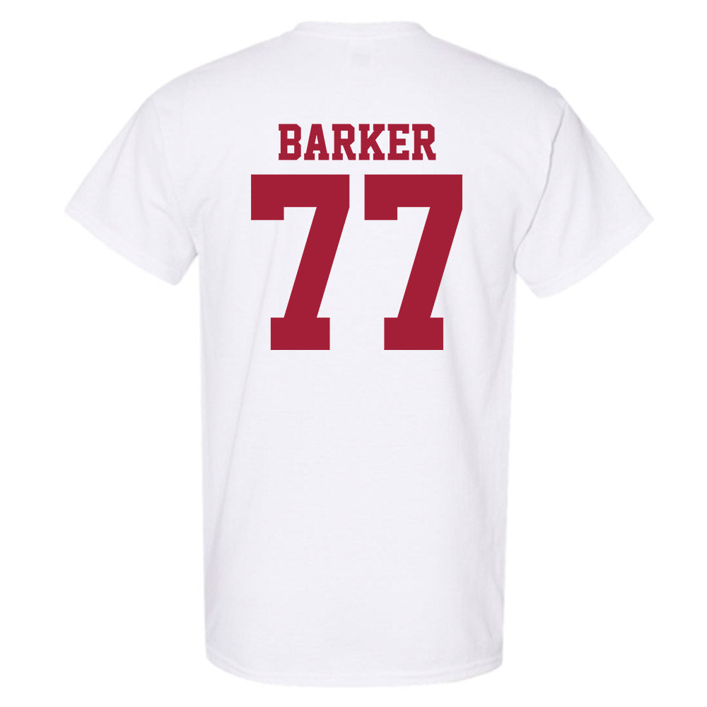 Oklahoma - NCAA Softball : Sydney Barker - White NCAA® Shersey T-Shirt-1