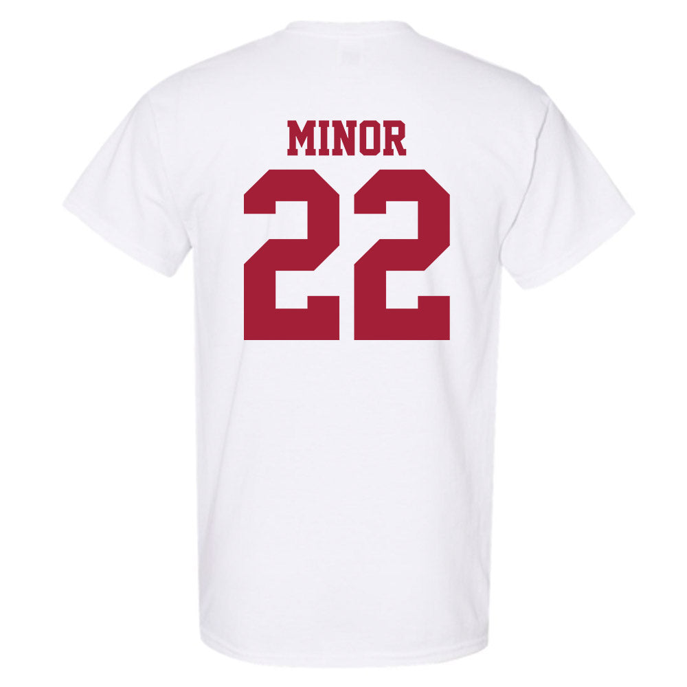 Oklahoma - NCAA Softball : Kai Minor - White NCAA® Shersey T-Shirt-1