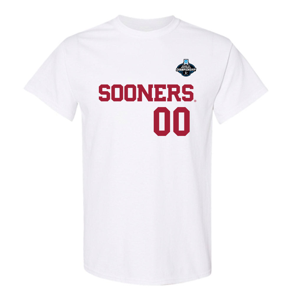 Oklahoma - NCAA Softball : Allyssa Parker - White NCAA® Shersey T-Shirt-0