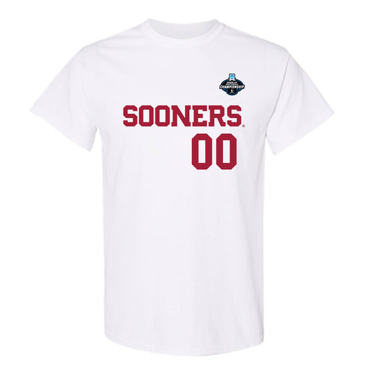 Oklahoma - NCAA Softball : Allyssa Parker - White NCAA® Shersey T-Shirt-0