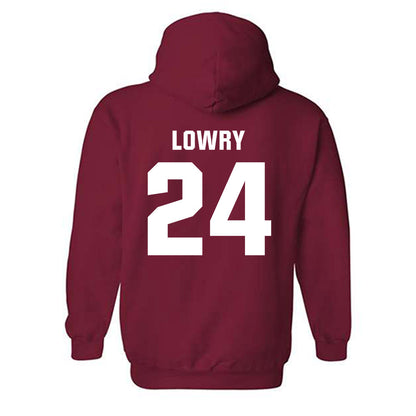 Oklahoma - NCAA Softball : Audrey Lowry - Cardinal NCAA® Shersey Hooded Sweatshirt-1