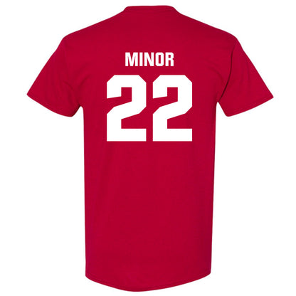 Oklahoma - NCAA Softball : Kai Minor - Cardinal NCAA® Shersey T-Shirt-1