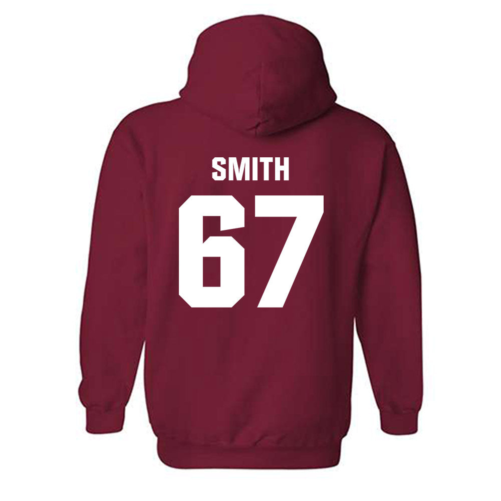 Oklahoma - NCAA Softball : Ella Smith - Cardinal NCAA® Shersey Hooded Sweatshirt-1