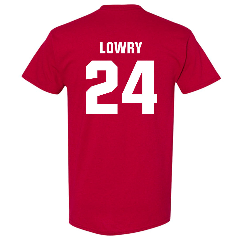 Oklahoma - NCAA Softball : Audrey Lowry - Cardinal NCAA® Shersey T-Shirt-1
