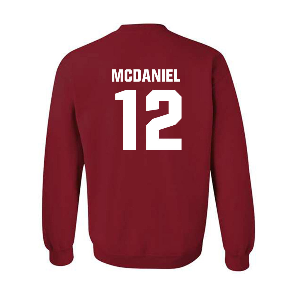 Oklahoma - NCAA Softball : Lexi McDaniel - Cardinal NCAA® Shersey Crewneck Sweatshirt-1