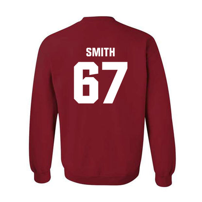 Oklahoma - NCAA Softball : Ella Smith - Cardinal NCAA® Shersey Crewneck Sweatshirt-1