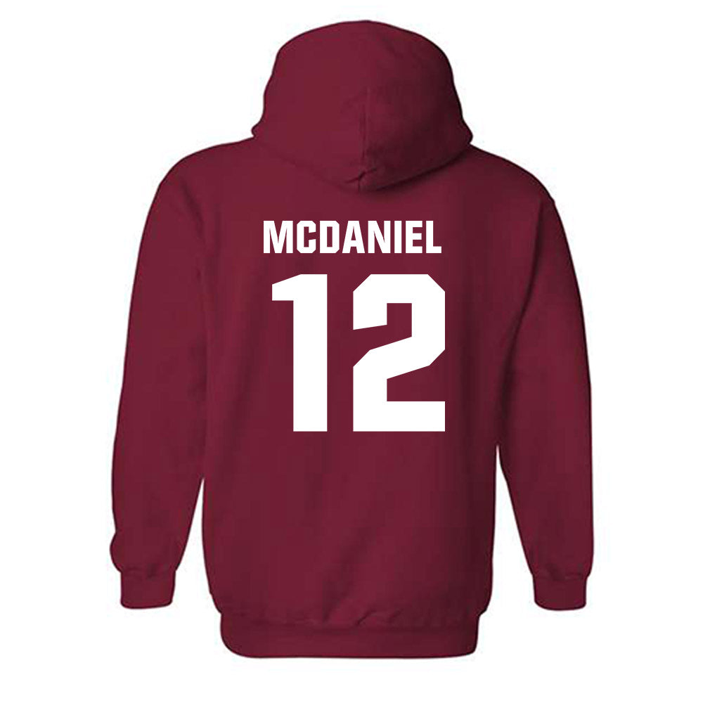 Oklahoma - NCAA Softball : Lexi McDaniel - Cardinal NCAA® Shersey Hooded Sweatshirt-1