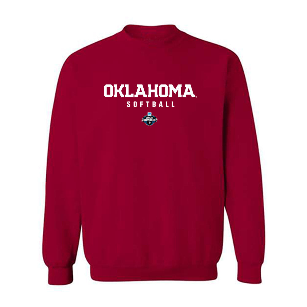 Oklahoma - NCAA Softball : Lexi McDaniel - Cardinal NCAA® Shersey Crewneck Sweatshirt-0