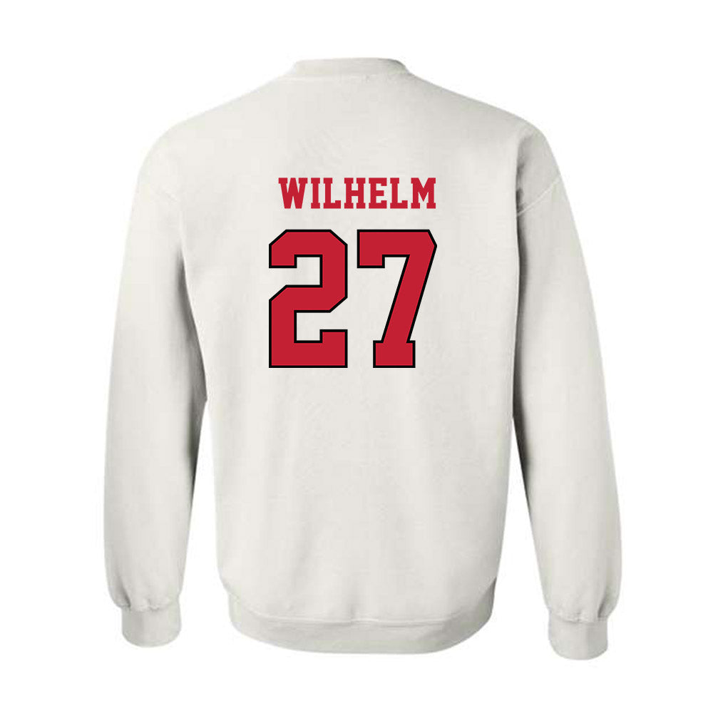 Ohio State - NCAA Softball : Abigail Wilhelm - NCAA® Replica Shersey Crewneck Sweatshirt-1