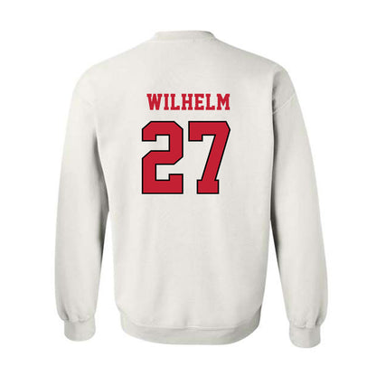 Ohio State - NCAA Softball : Abigail Wilhelm - NCAA® Replica Shersey Crewneck Sweatshirt-1