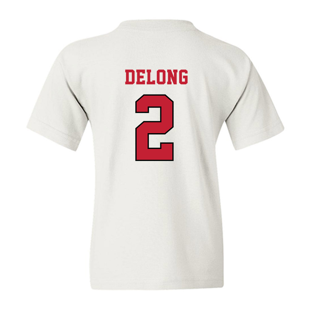 Ohio State - NCAA Softball : Addie DeLong - NCAA® Replica Shersey Youth T-Shirt-1