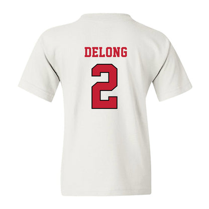 Ohio State - NCAA Softball : Addie DeLong - NCAA® Replica Shersey Youth T-Shirt-1