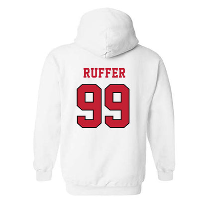 Ohio State - NCAA Softball : Cadyn Ruffer - NCAA® Replica Shersey Hooded Sweatshirt-1