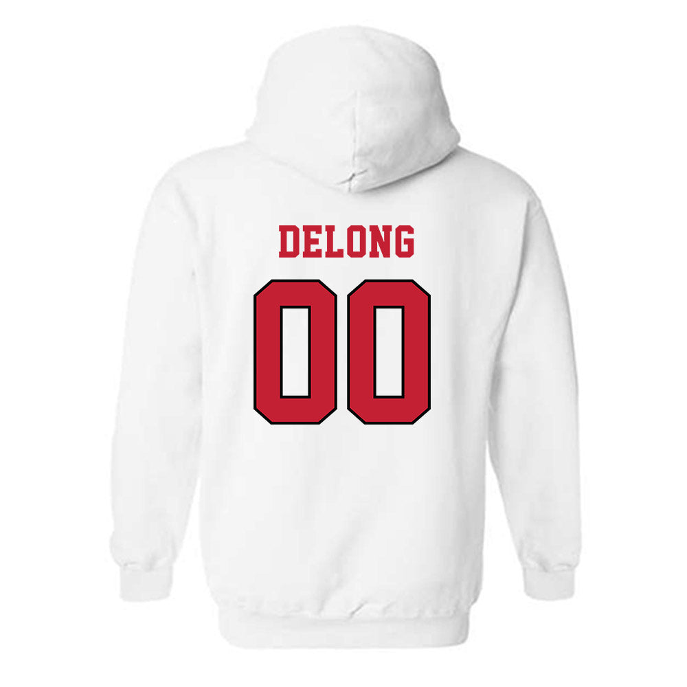 Ohio State - NCAA Softball : Addie DeLong - NCAA® Replica Shersey Hooded Sweatshirt-1