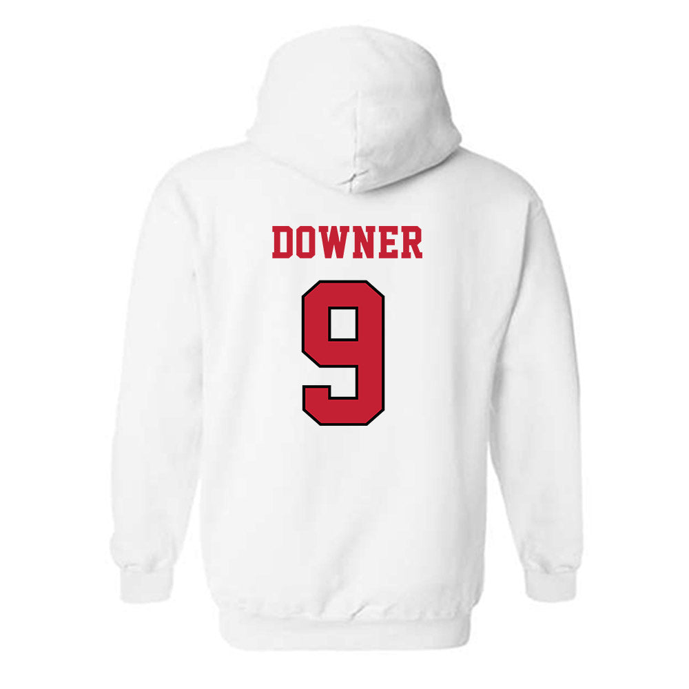 Ohio State - NCAA Softball : Hayden Downer - NCAA® Replica Shersey Hooded Sweatshirt-1