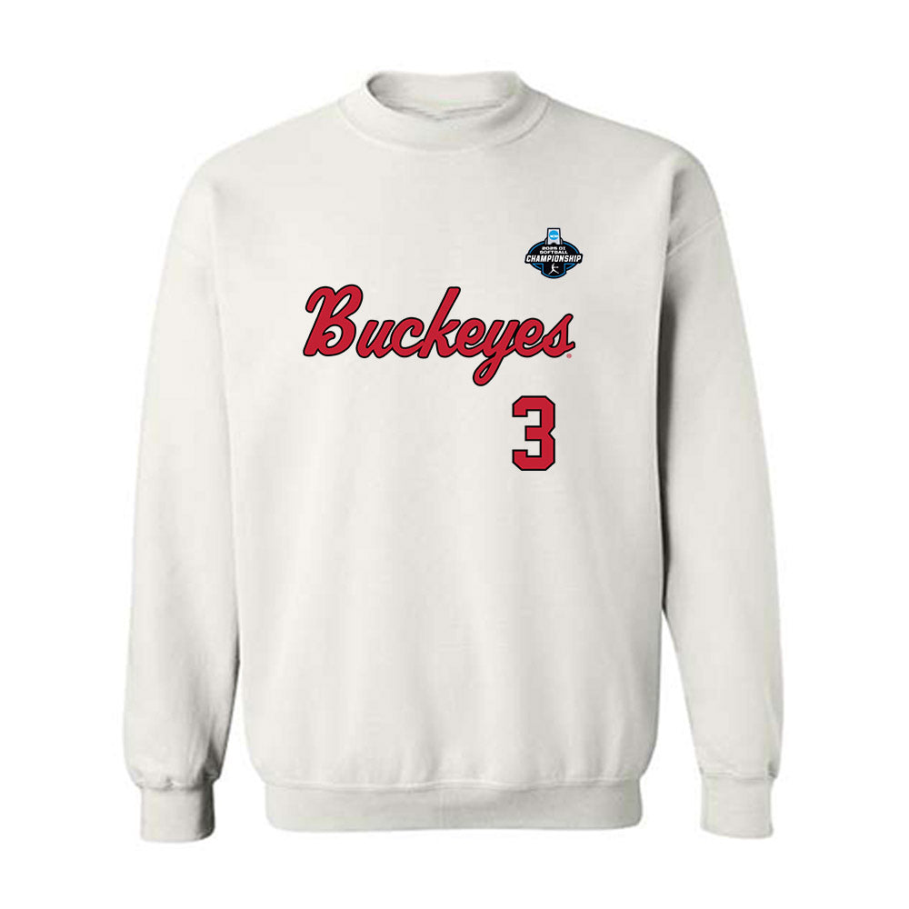 Ohio State - NCAA Softball : Sara Tarr - NCAA® Replica Shersey Crewneck Sweatshirt-0
