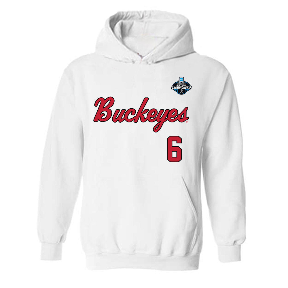 Ohio State - NCAA Softball : Sami Bewick - NCAA® Replica Shersey Hooded Sweatshirt-0